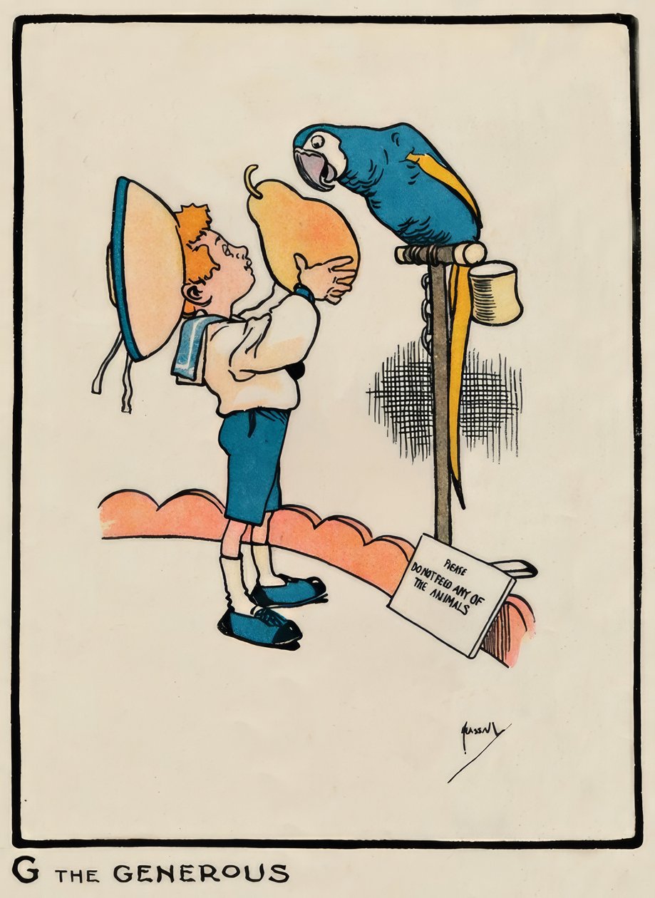 G el Generoso / J. Hassall / Dibujo, 1903 de John Hassall