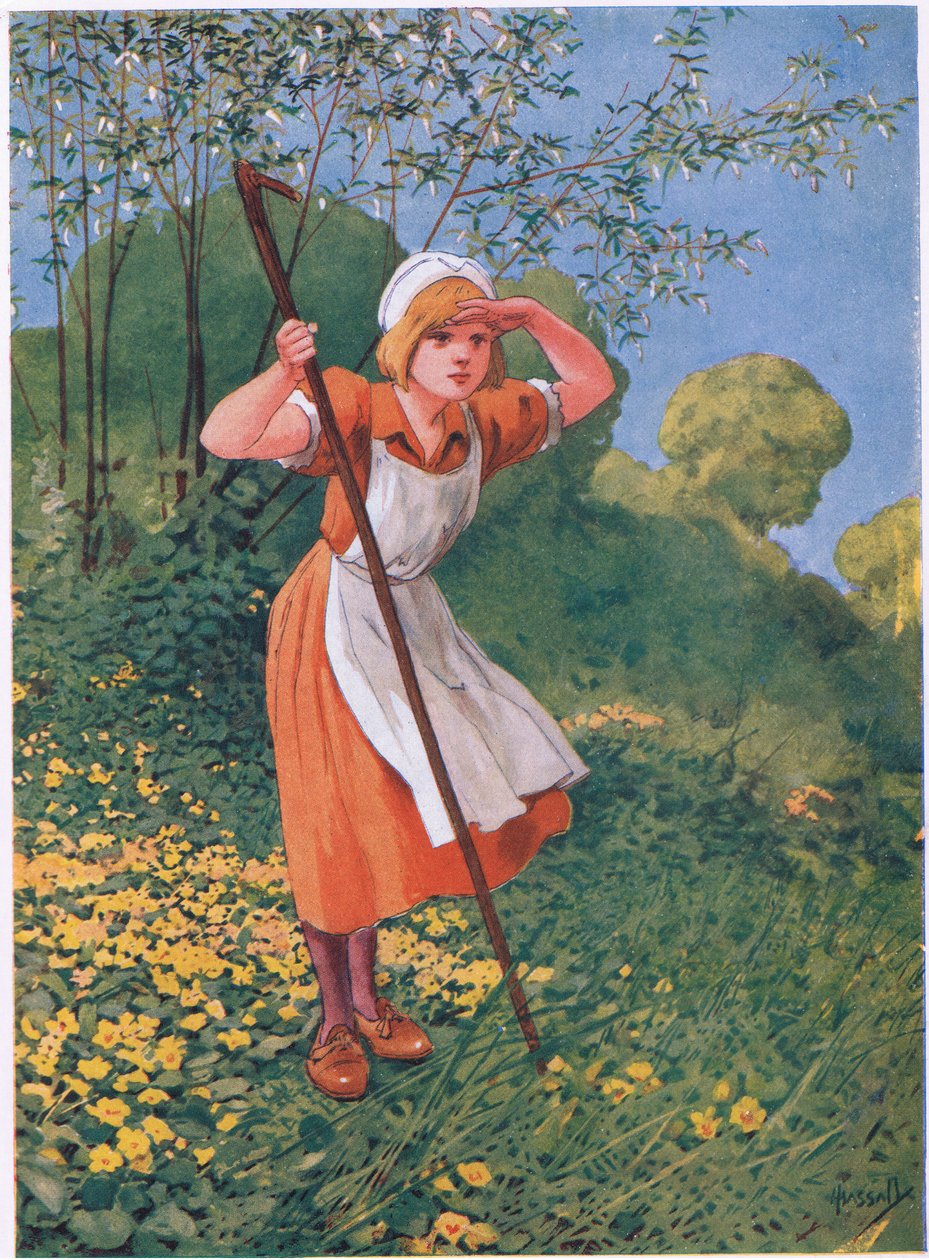 Little Bo Peep (litho) de John Hassall