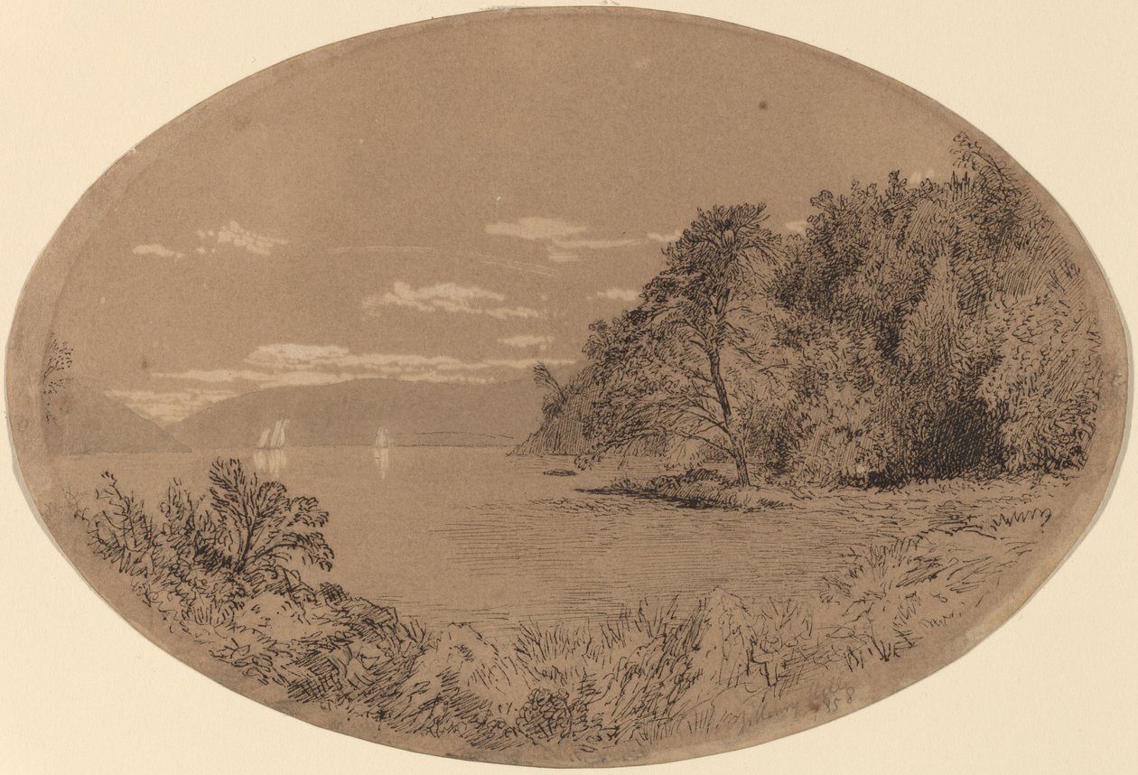 El Hudson en Nyack de John Henry Hill