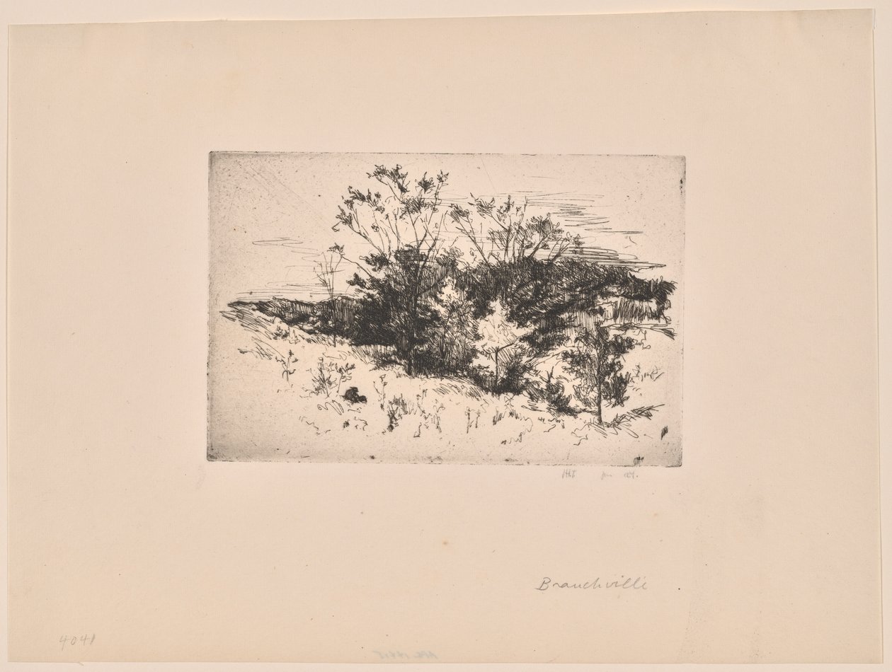 Paisaje otoñal de John Henry Twachtman
