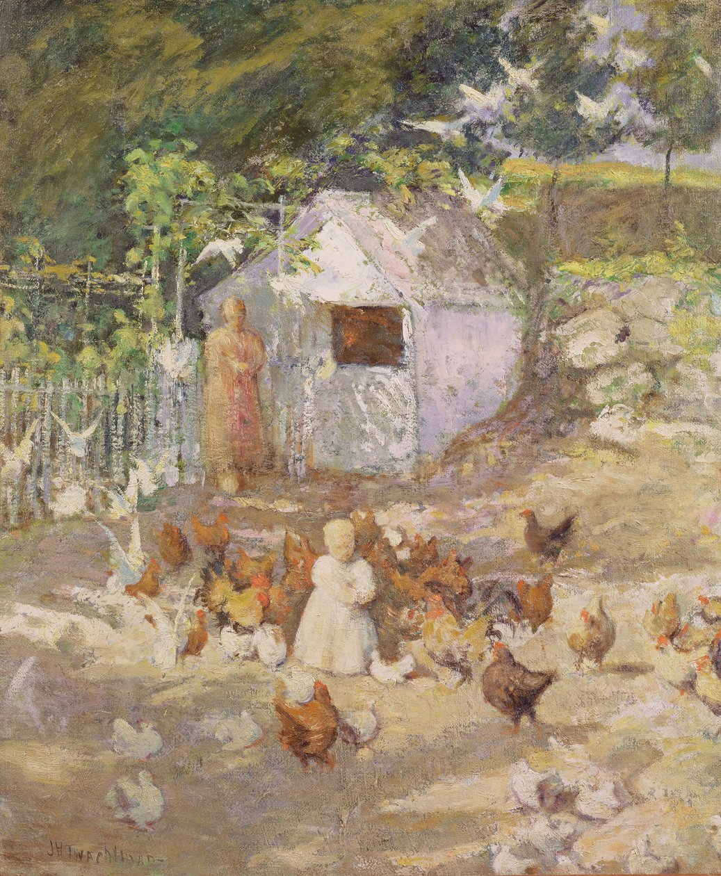 Corral, c.1890-1900 de John Henry Twachtman