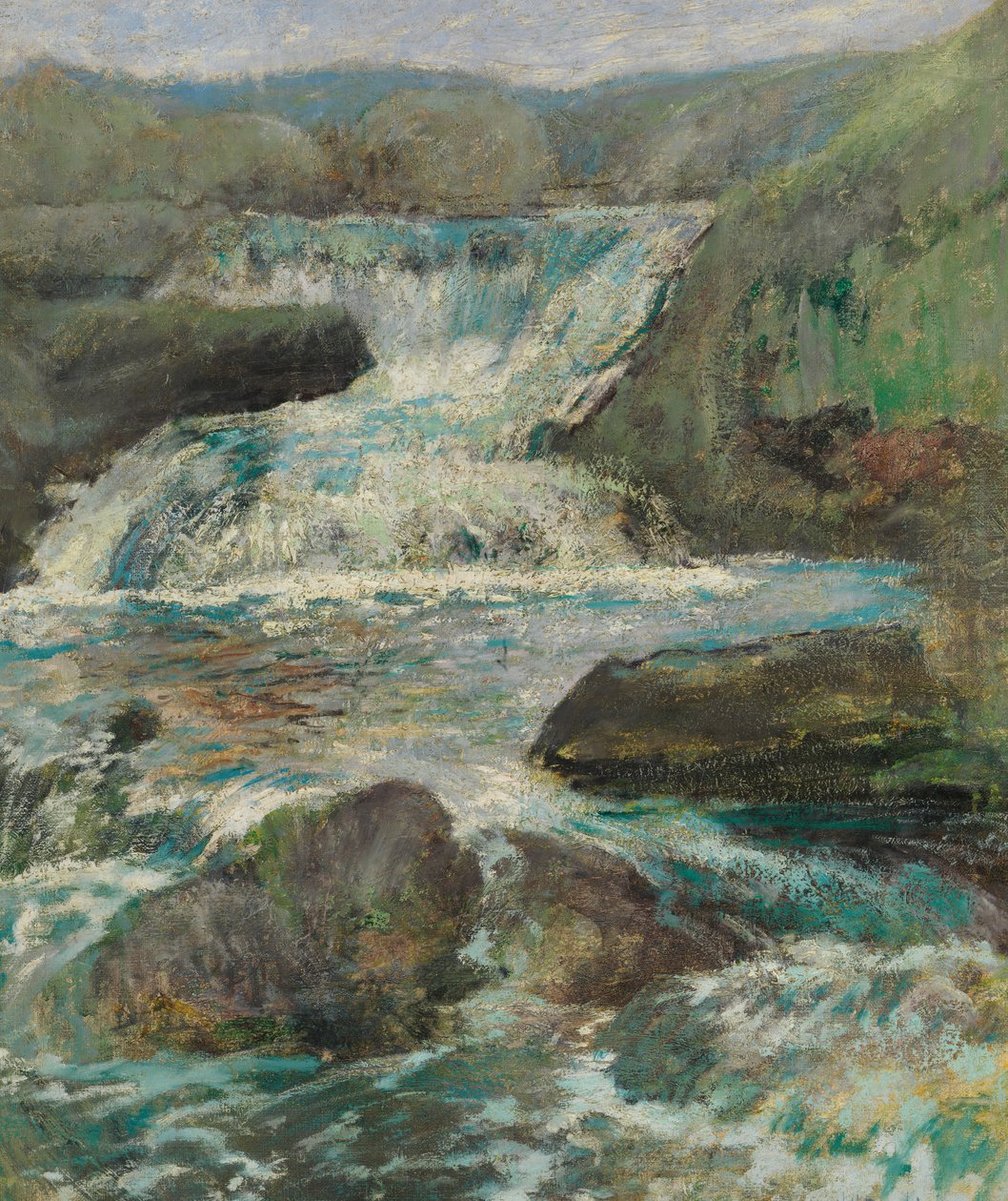 Cascadas de Horseneck de John Henry Twachtman