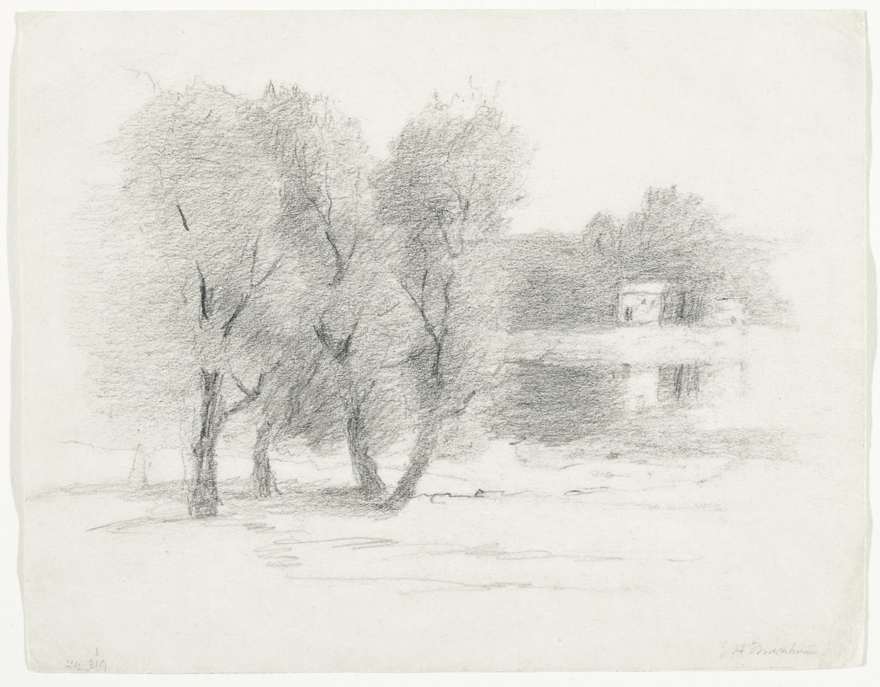 Paisaje, finales del siglo XIX-principios del siglo XX de John Henry Twachtman