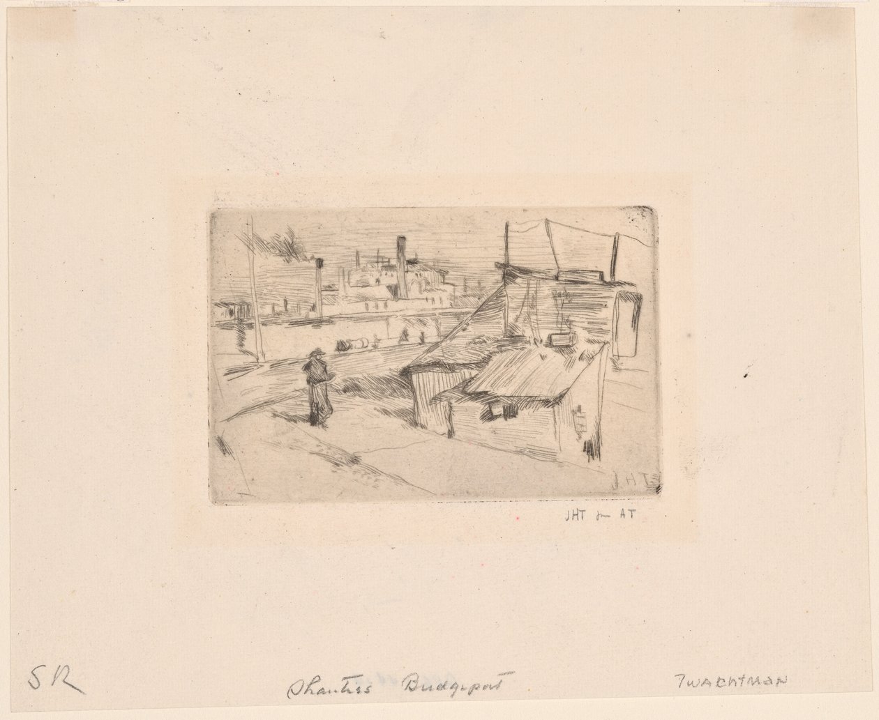 Barracas y fábricas de John Henry Twachtman