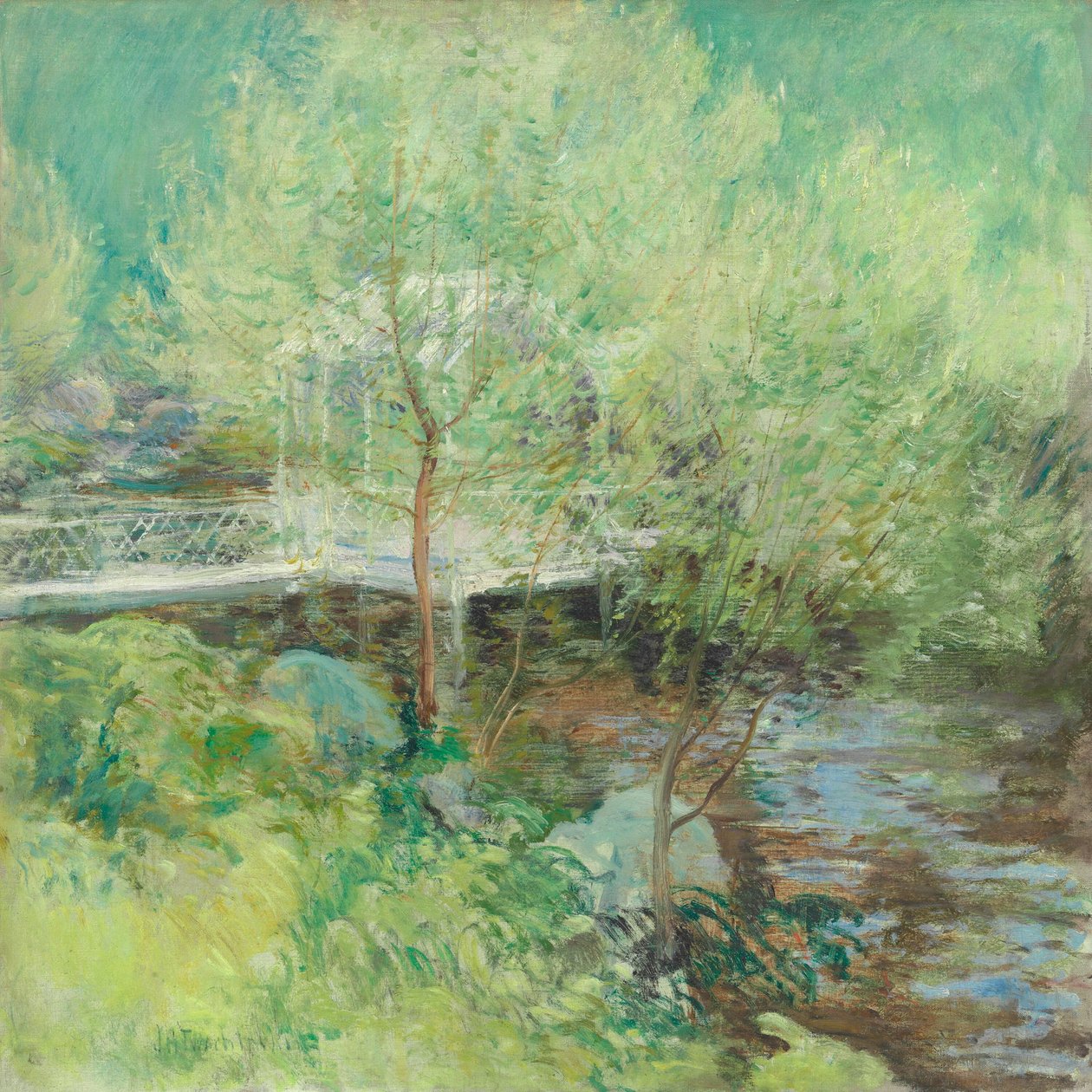 El puente blanco de John Henry Twachtman