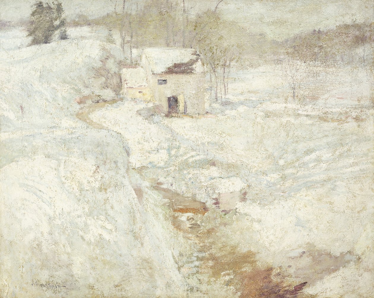 Paisaje Invernal de John Henry Twachtman