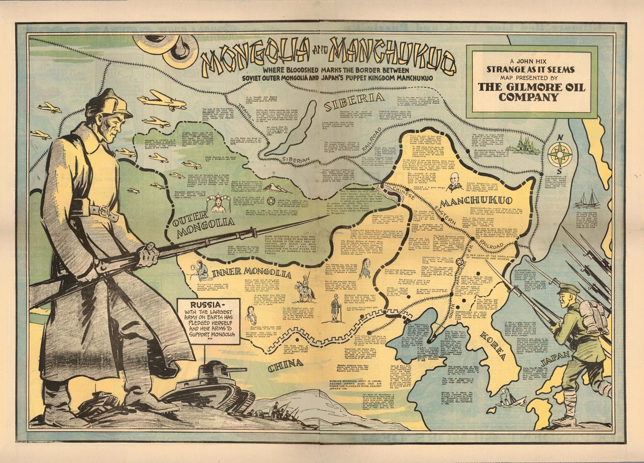 Mongolia y Manchukuo, 1936 de John Hix