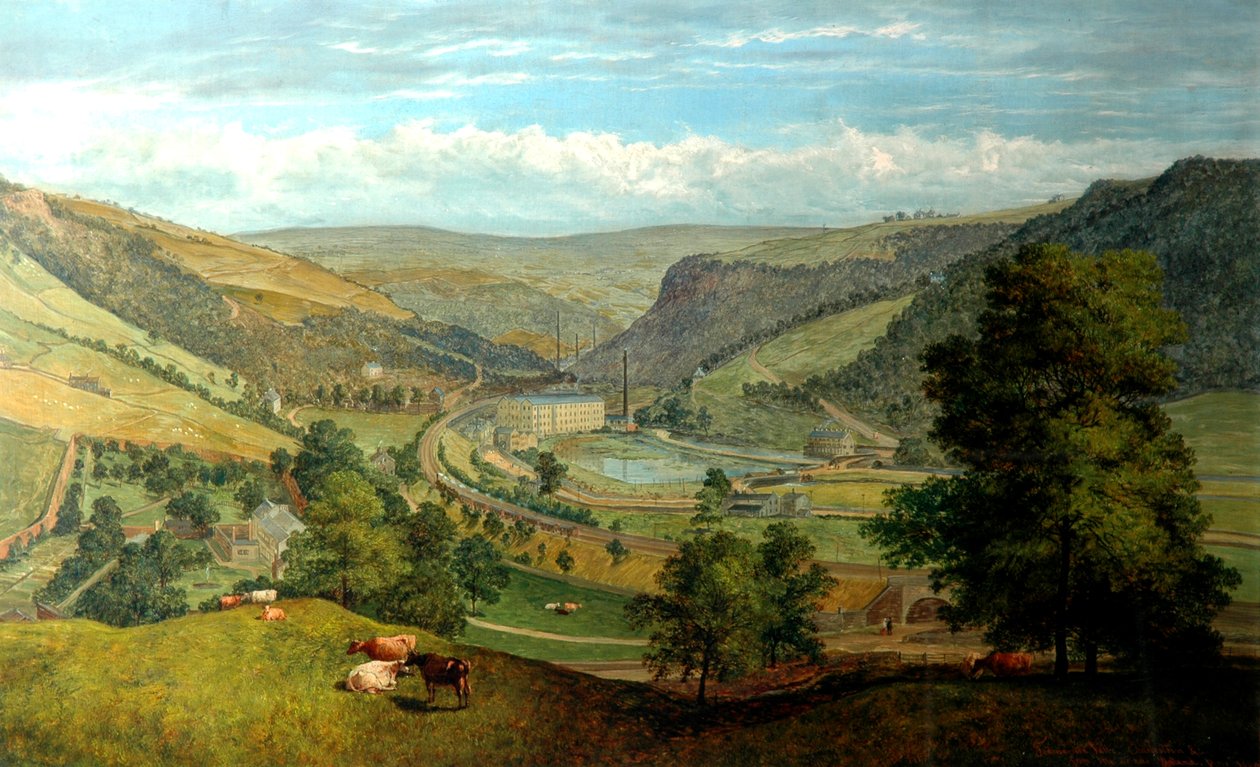 Valle de Todmorden Desde Charlestown de John Holland