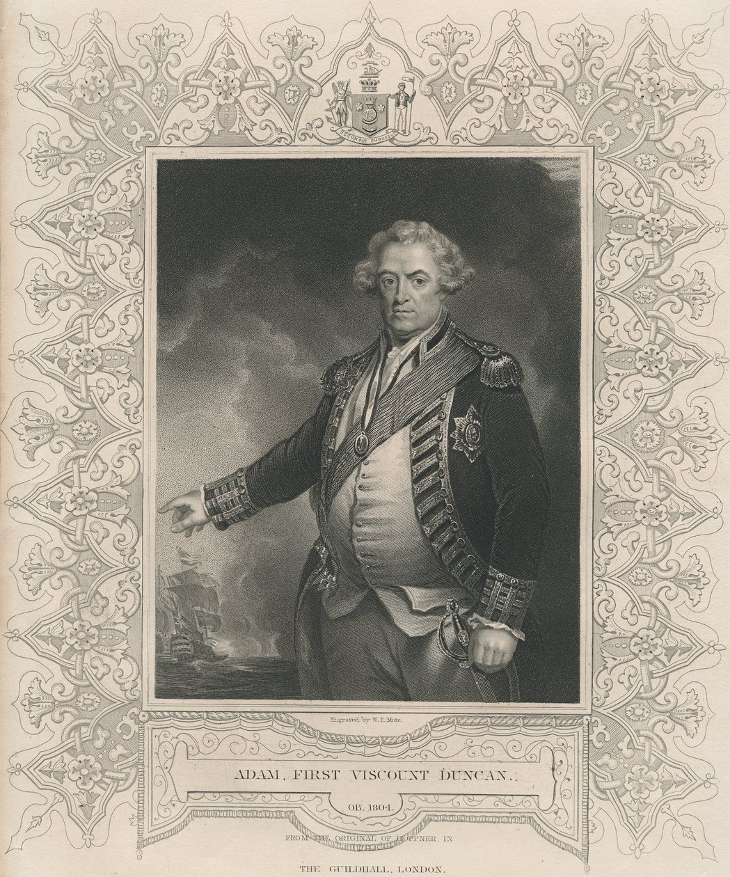 Adam Duncan, 1er Vizconde Duncan de Camperdown de John Hoppner