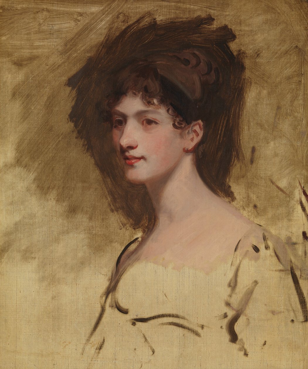 Lady Hester King murió en 1873, probablemente 1805 de John Hoppner