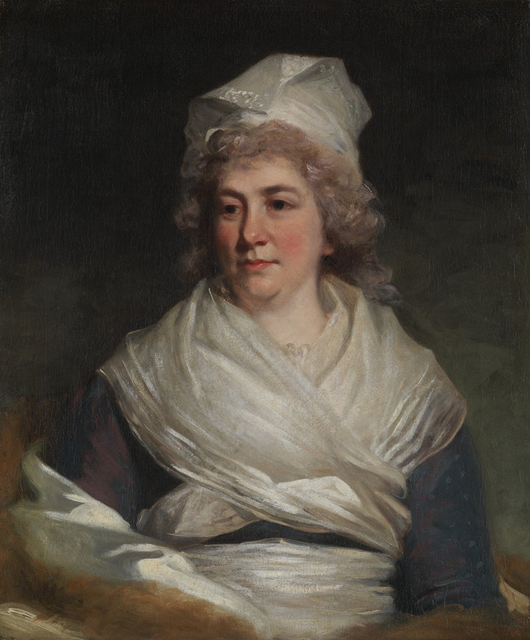 Sra. Richard Bache Sarah Franklin, 1743-1808 de John Hoppner