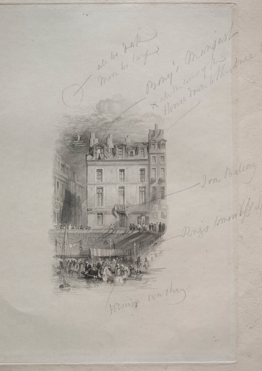 Alojamiento de Napoleón, Quai Conti de John Horsburgh