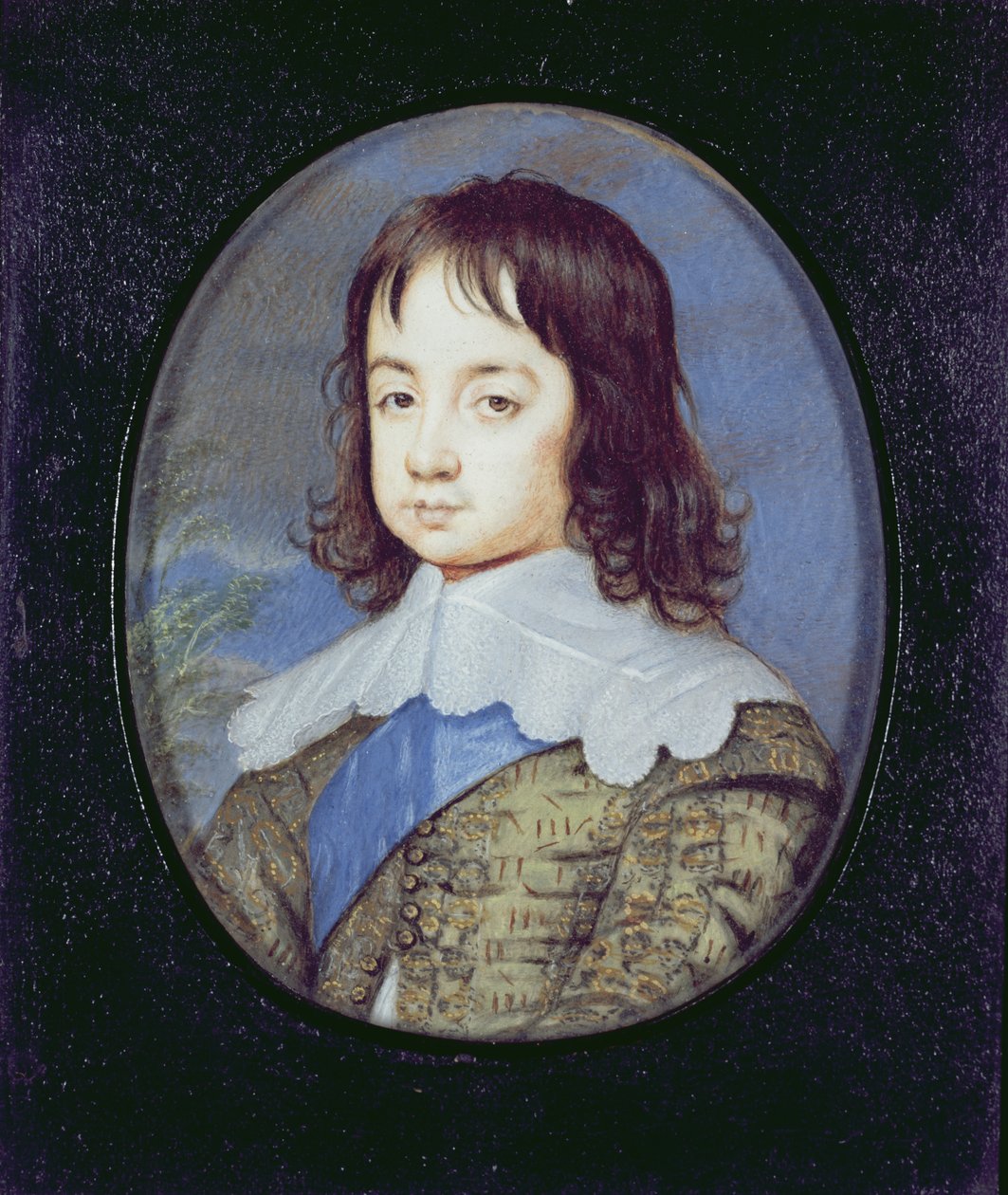Carlos II (como niño), c.1640 de John Hoskins