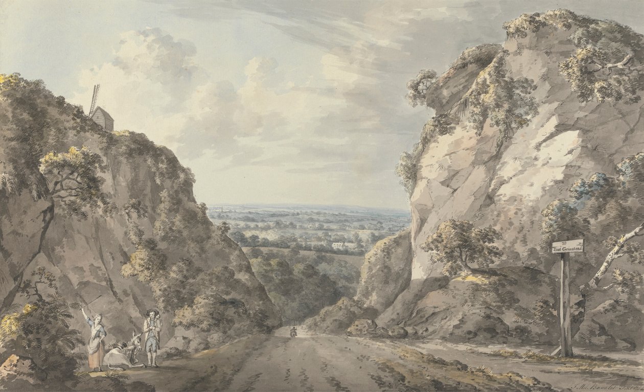 El camino a East Grinstead de John James Barralet