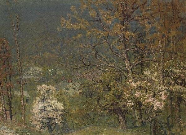 Colina en flor de John Joseph Enneking