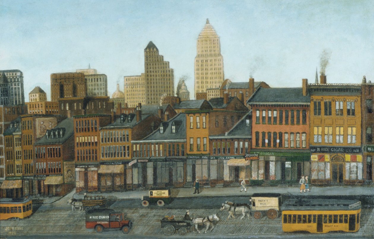 Desde la ventana de mi estudio, 1932 de John Kane