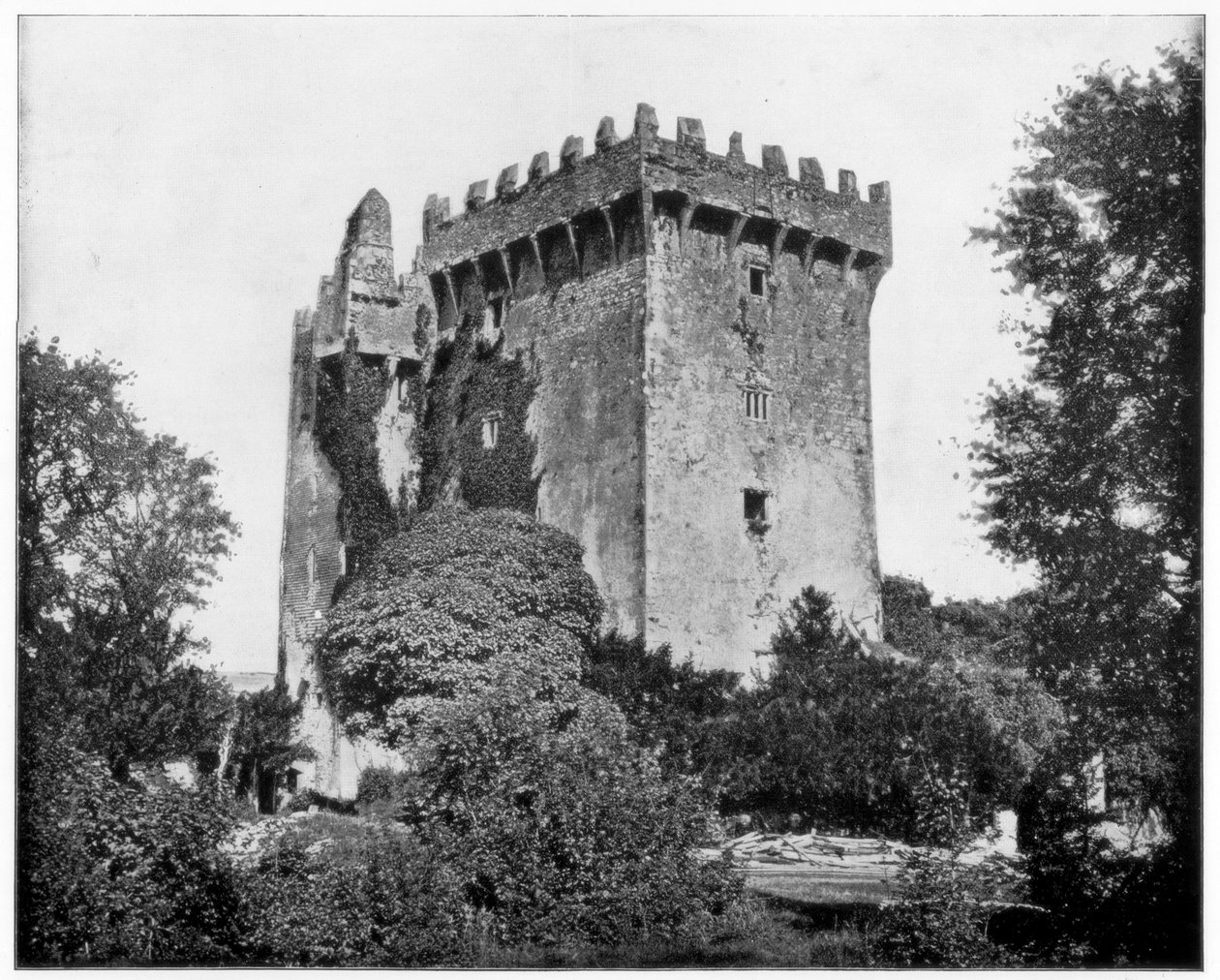 Castillo de Blarney, Irlanda, siglo XIX de John L. Stoddard