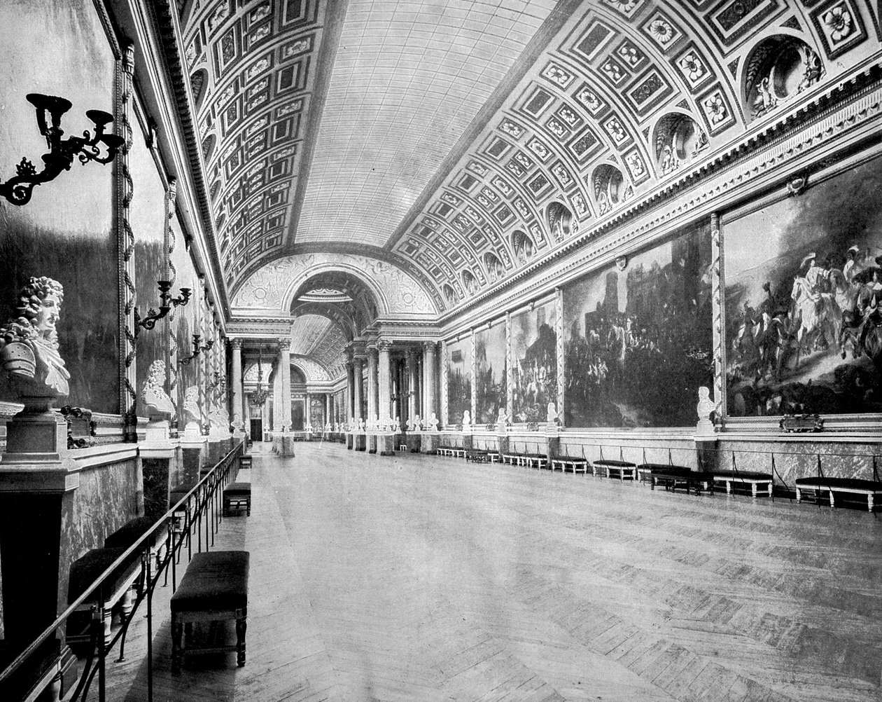Galería de Batallas, Versalles, Francia, 1893 de John L. Stoddard