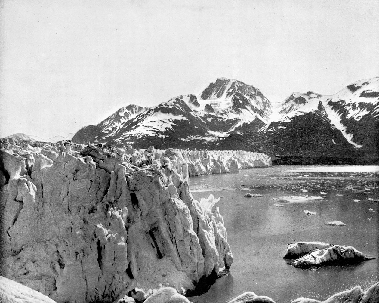 Glaciar Muir, Alaska, EE.UU., 1893 de John L. Stoddard
