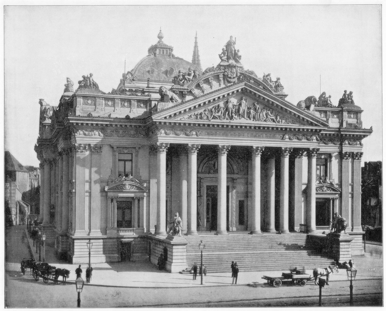 La Bolsa, Bruselas, finales del siglo XIX de John L. Stoddard