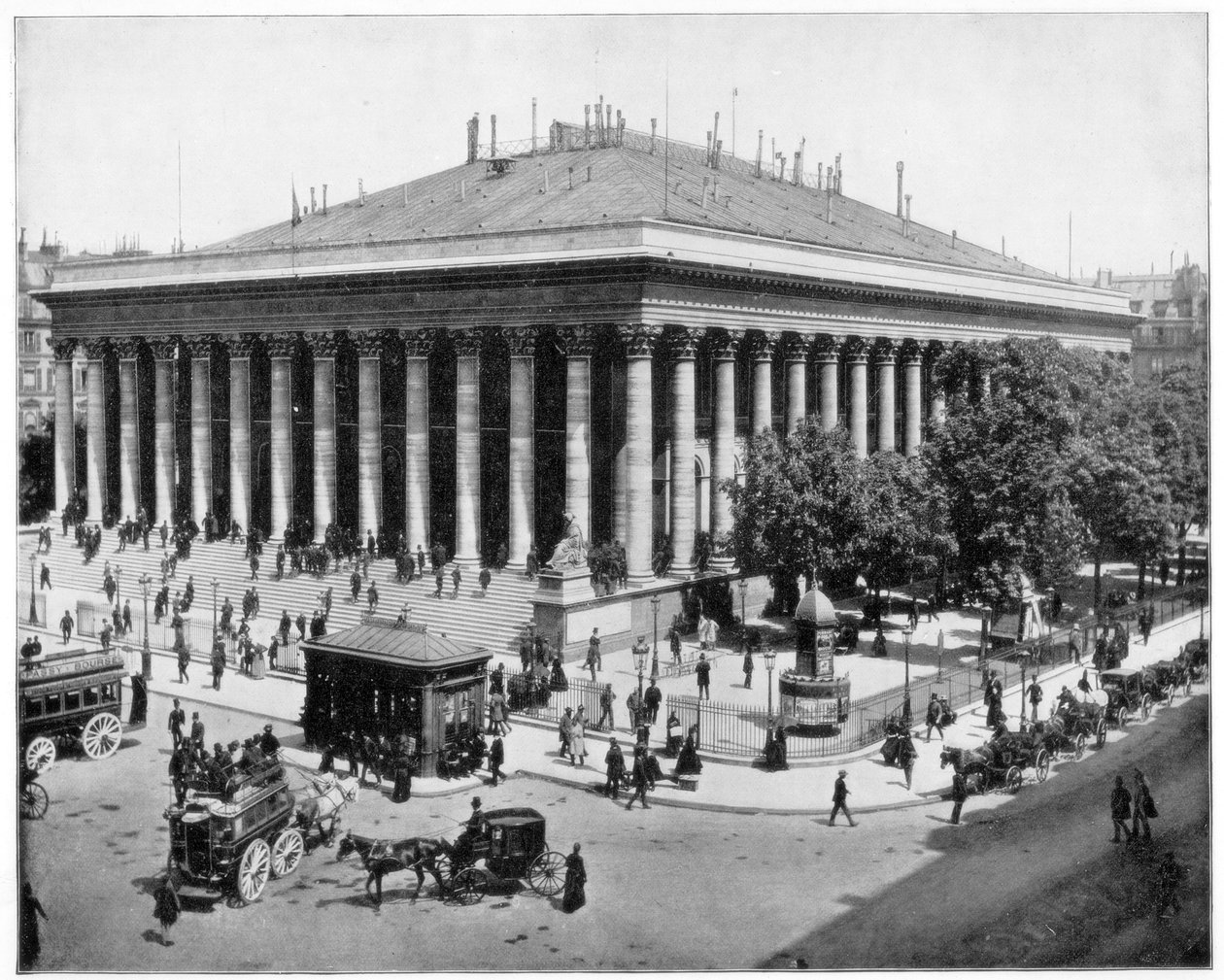 La Bolsa, París, finales del siglo XIX de John L. Stoddard