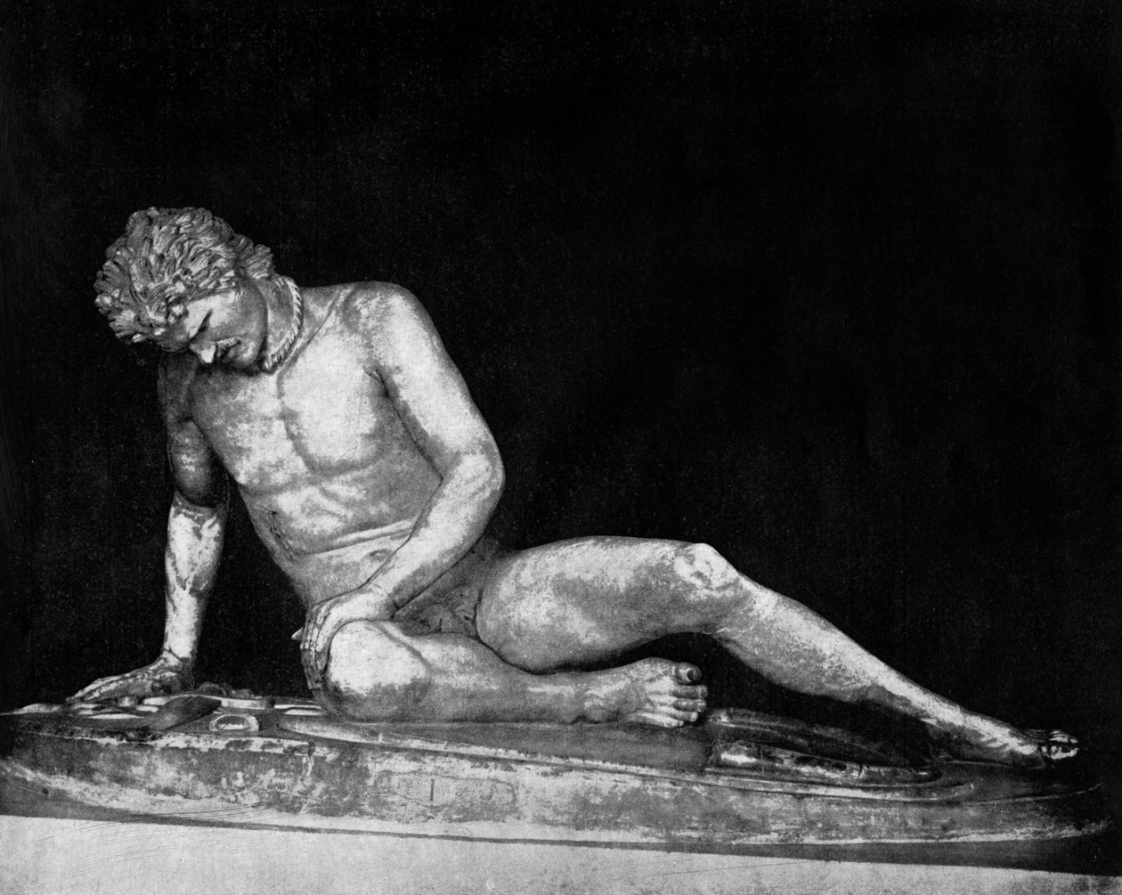 El Galo Moribundo, Capitolio, Roma, 1893 de John L. Stoddard
