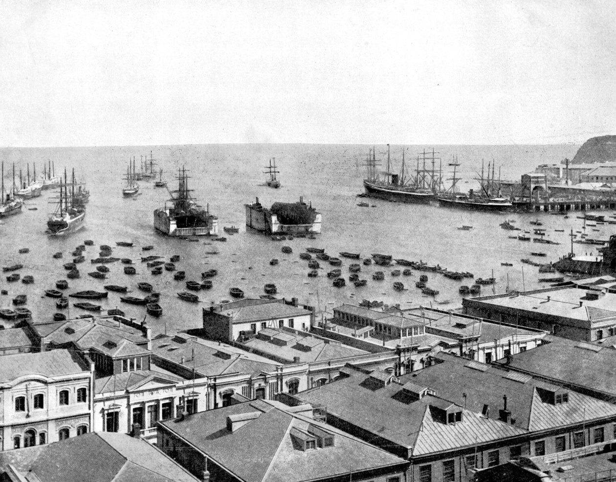 Puerto de Valparaíso, Chile, 1893 de John L. Stoddard