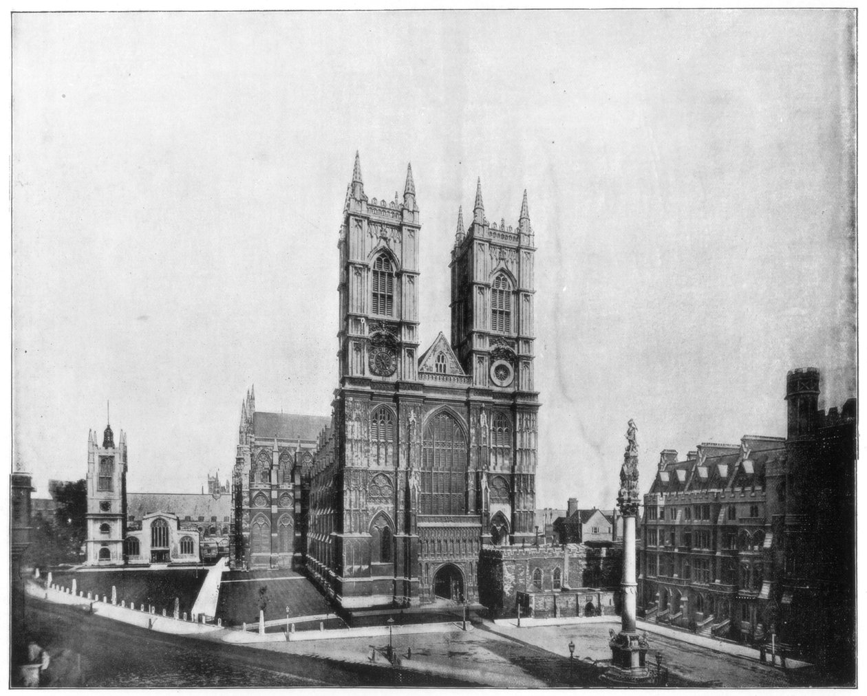 Abadía de Westminster, Londres, finales del siglo XIX de John L. Stoddard