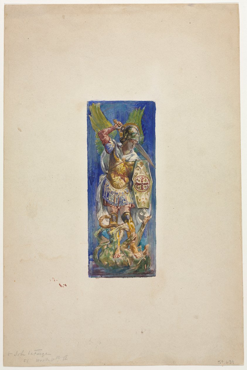 Diseño para Vidrieras de John La Farge