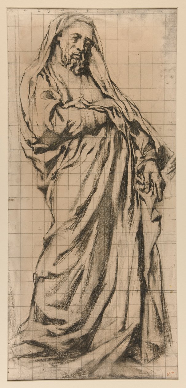 Estudio para Trinity Church: Jeremiah de John La Farge