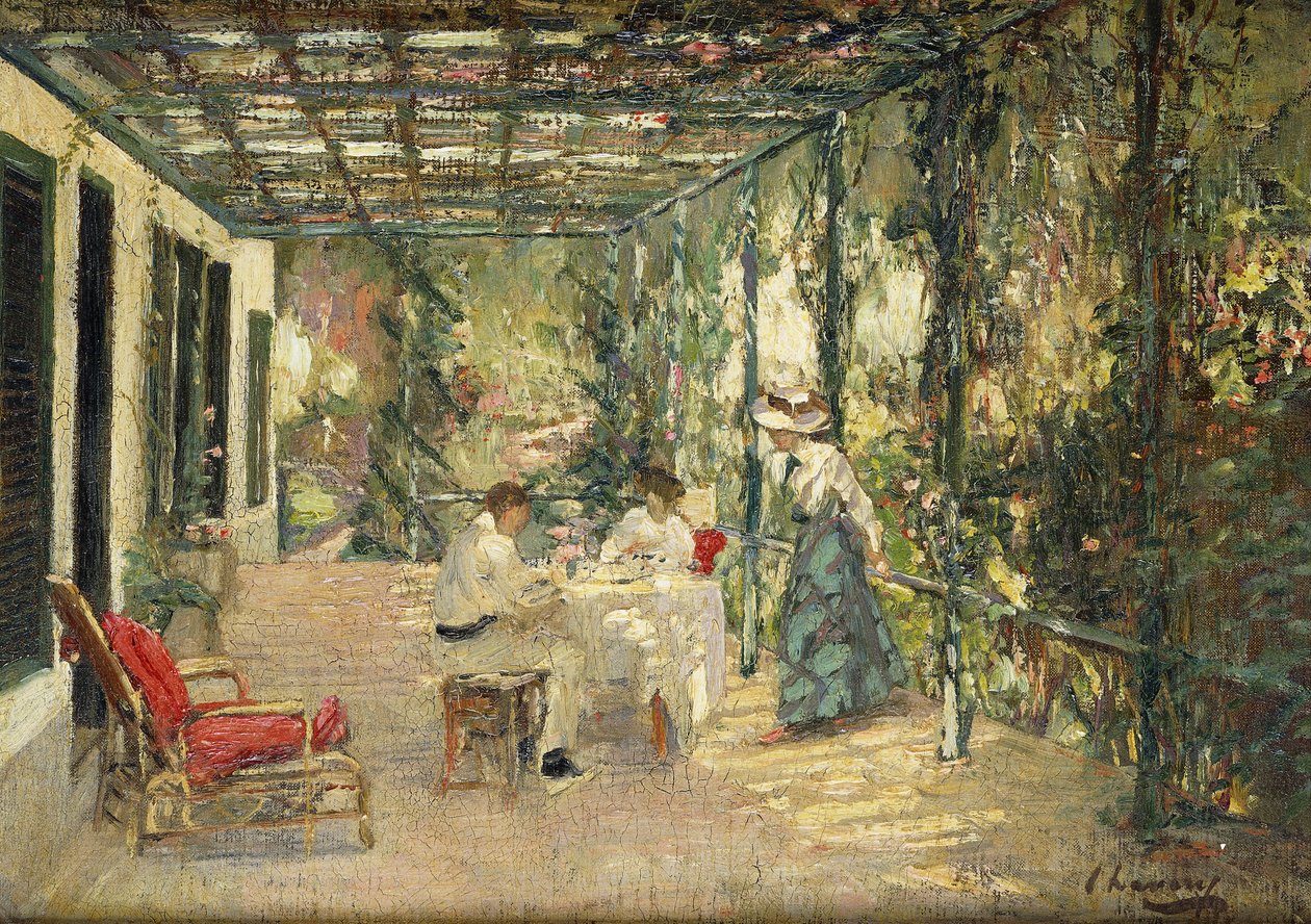 Desayuno en la Terraza de John Lavery