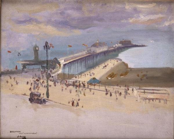 Brighton desde el Royal Albion de John Lavery