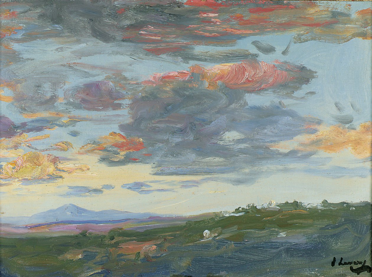 Atardecer en Tánger de John Lavery