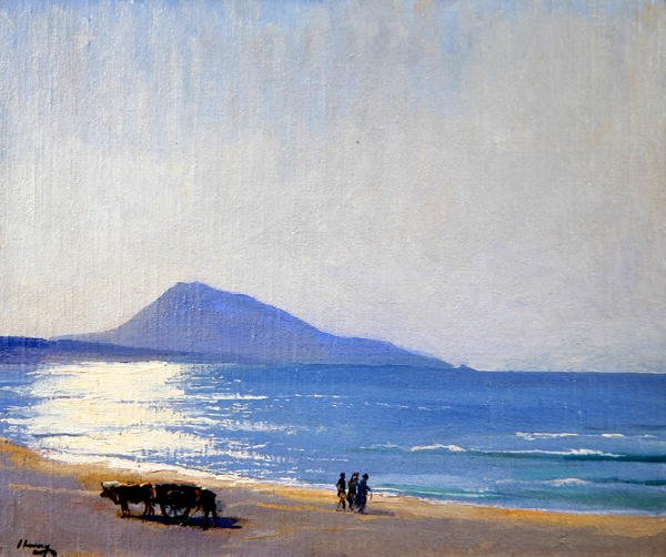 La playa, Tánger de John Lavery