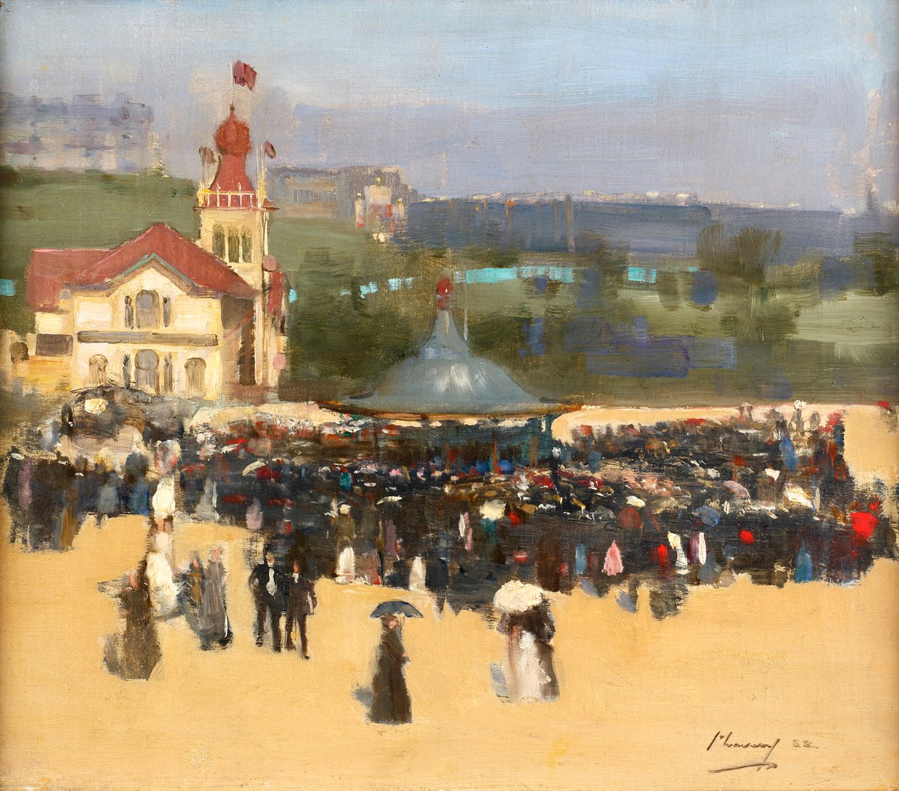 Los Húngaros Azules, 1888 de John Lavery