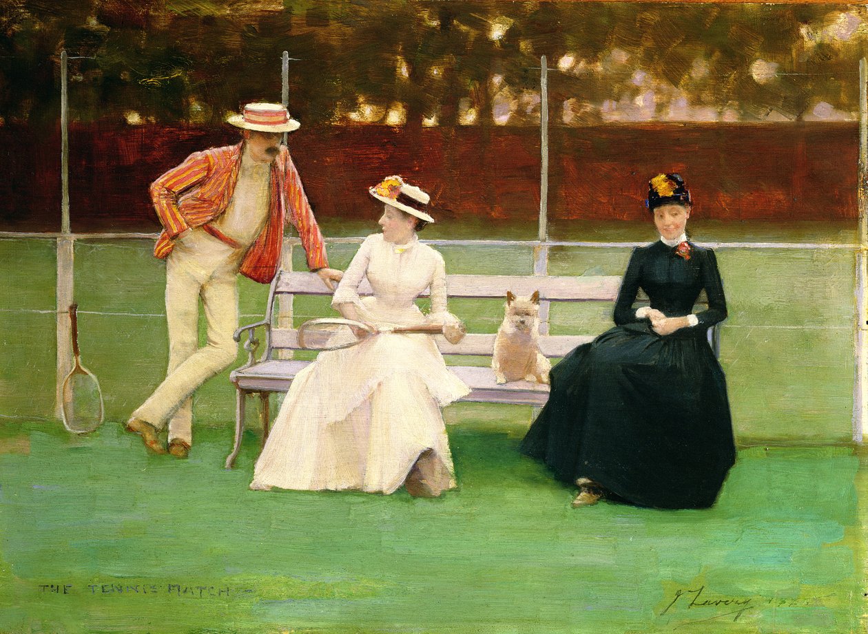 El partido de tenis de John Lavery