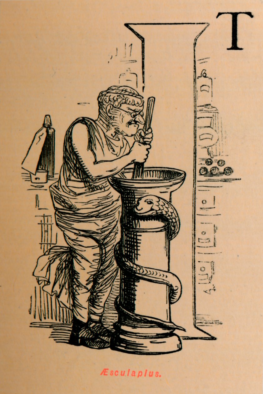 Esculapio, 1852 de John Leech