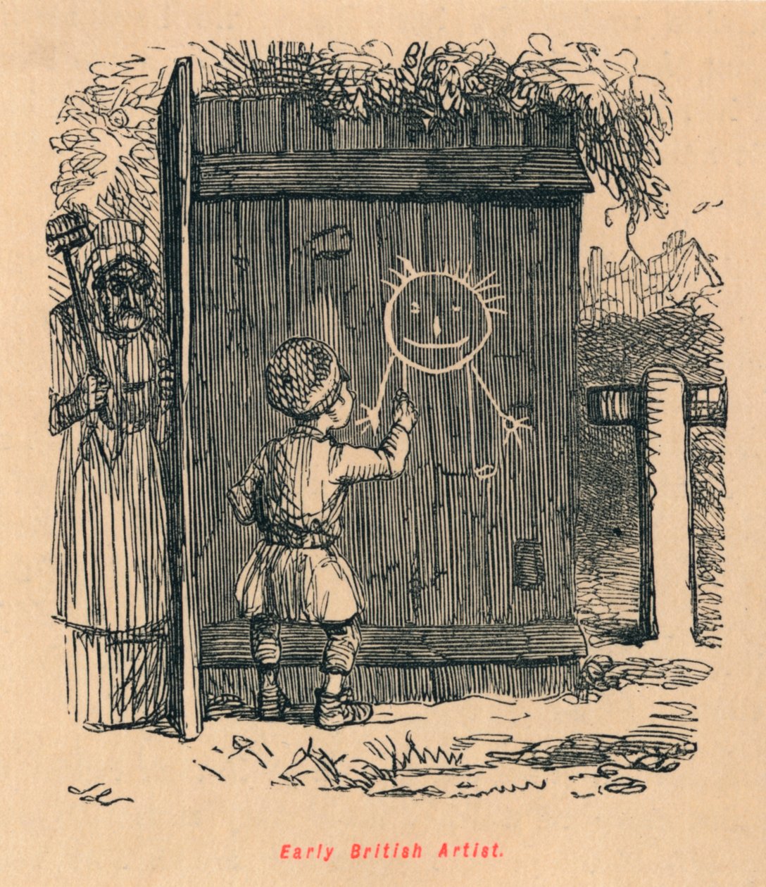 Artista británico temprano, c1860 de John Leech