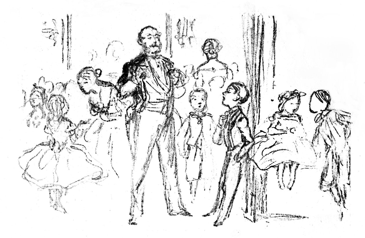 Fiesta juvenil, de Punch, 1864, 1923 de John Leech