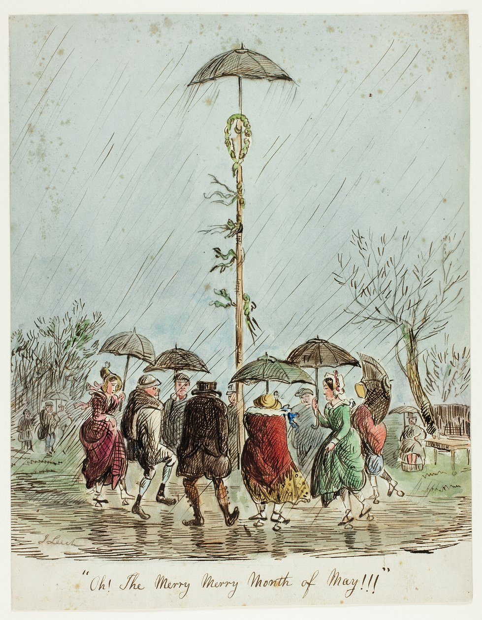 ¡Oh! ¡El alegre, alegre mes de mayo! de John Leech