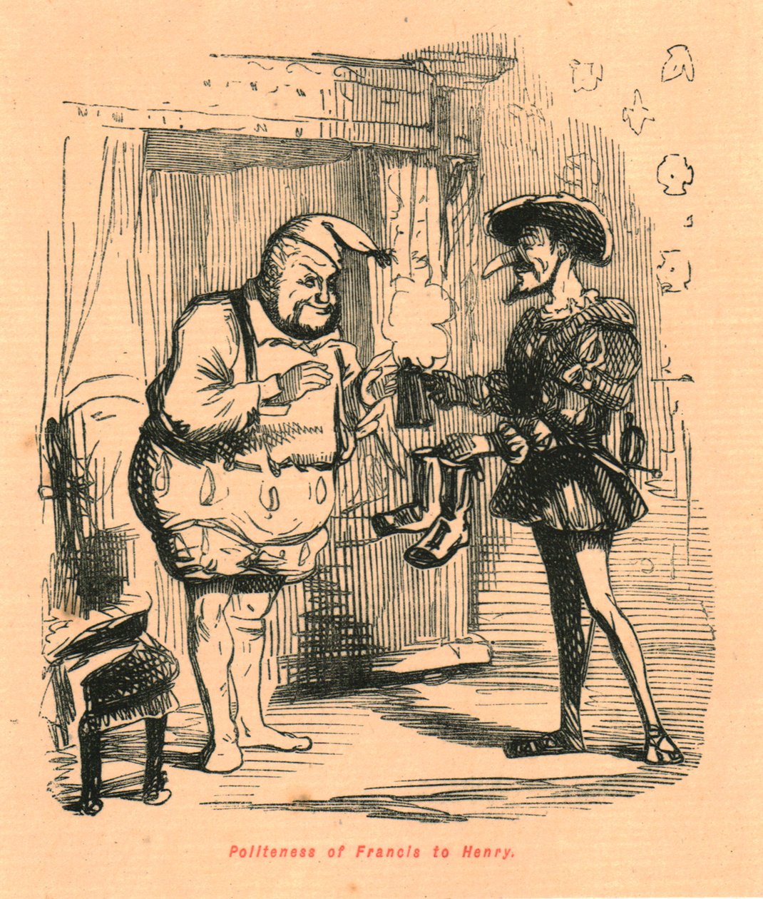 Cortesía de Francisco a Enrique, 1897 de John Leech
