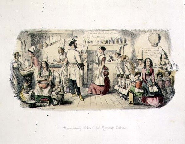 Escuela Preparatoria para Señoritas de John Leech