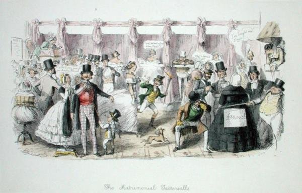 El Tattersalls Matrimonial de John Leech