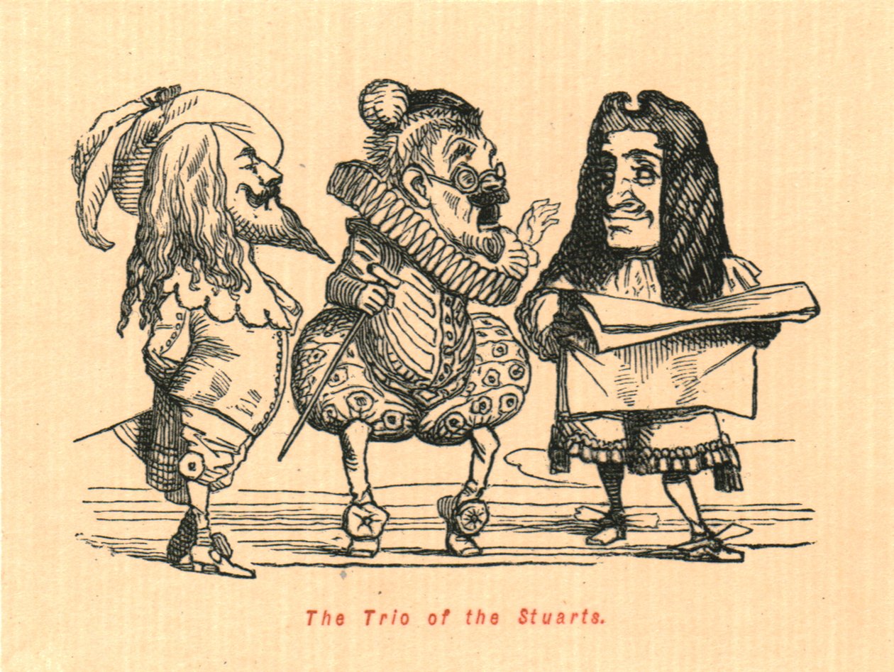 El trío de los Stuarts, 1897 de John Leech