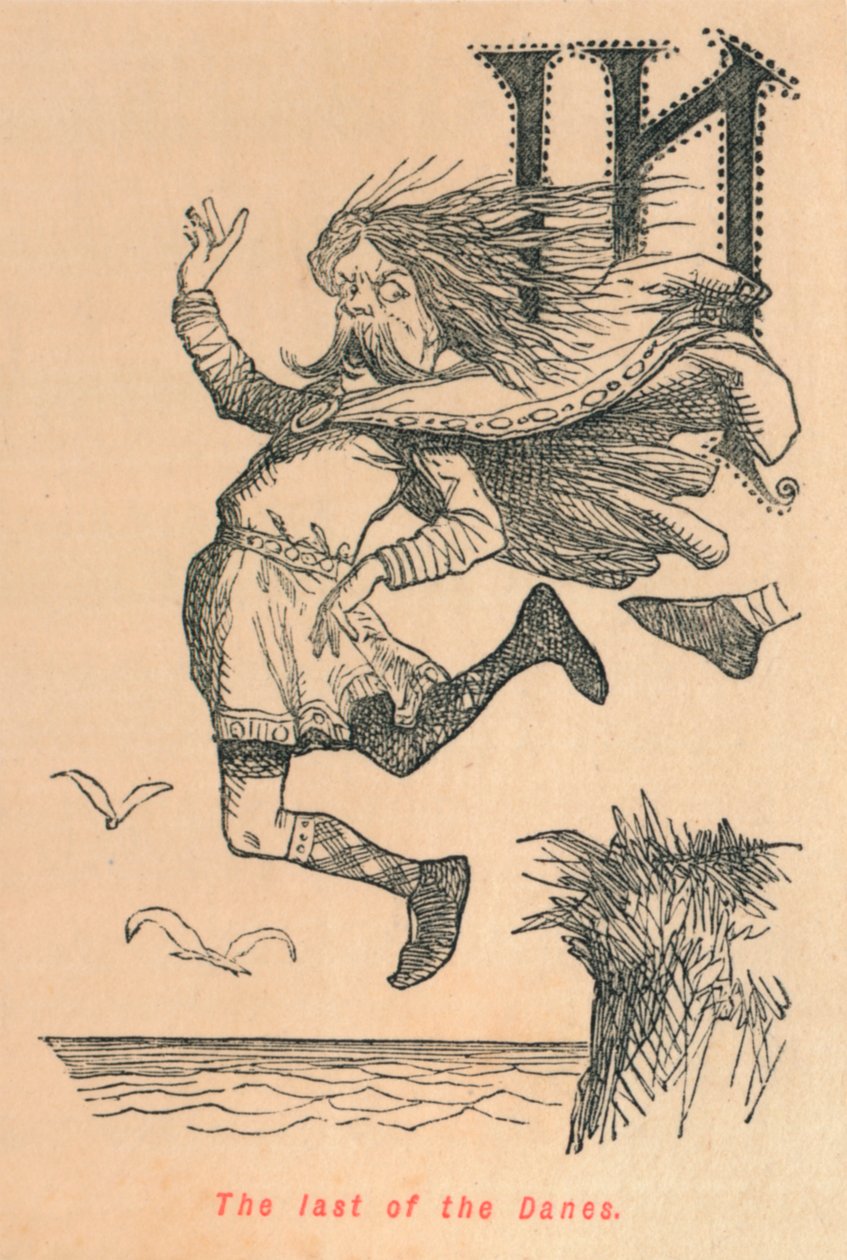 El último de los daneses, c1860 de John Leech