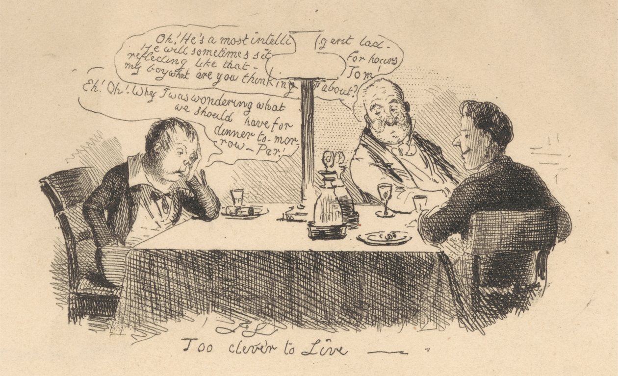 Demasiado listo para vivir de John Leech
