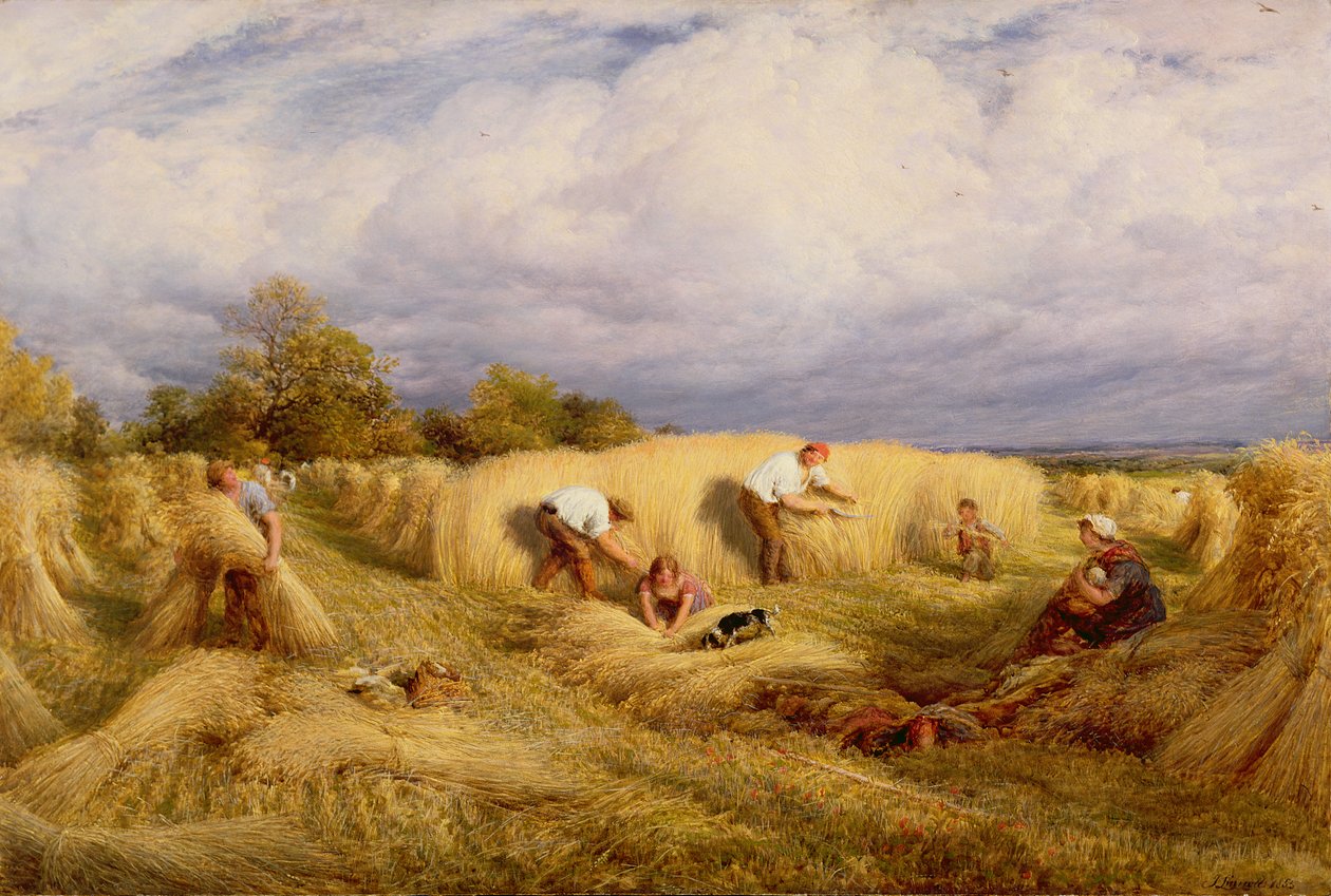 Cosechadores, 1855 de John Linnell