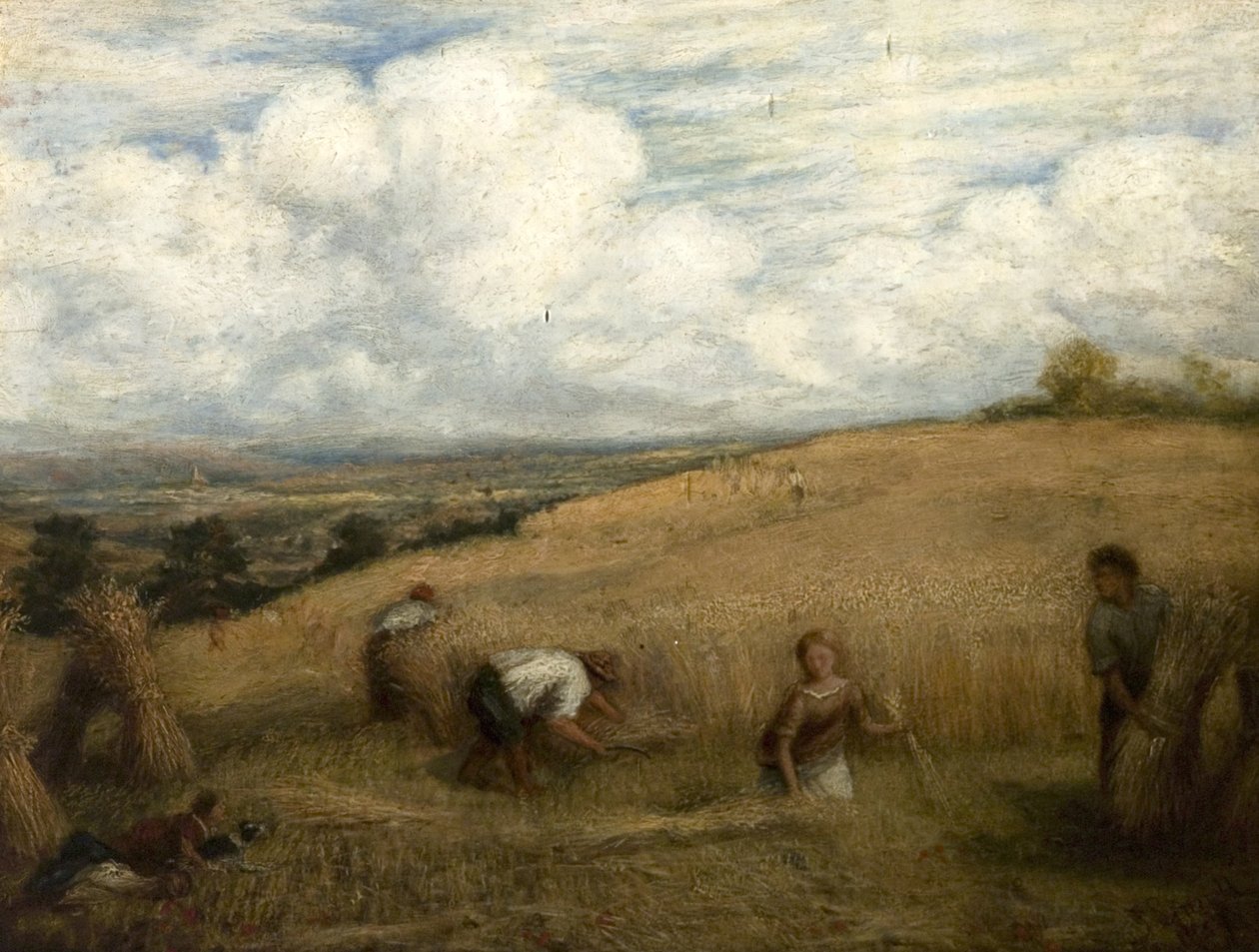 Cosecha, 1857 de John Linnell