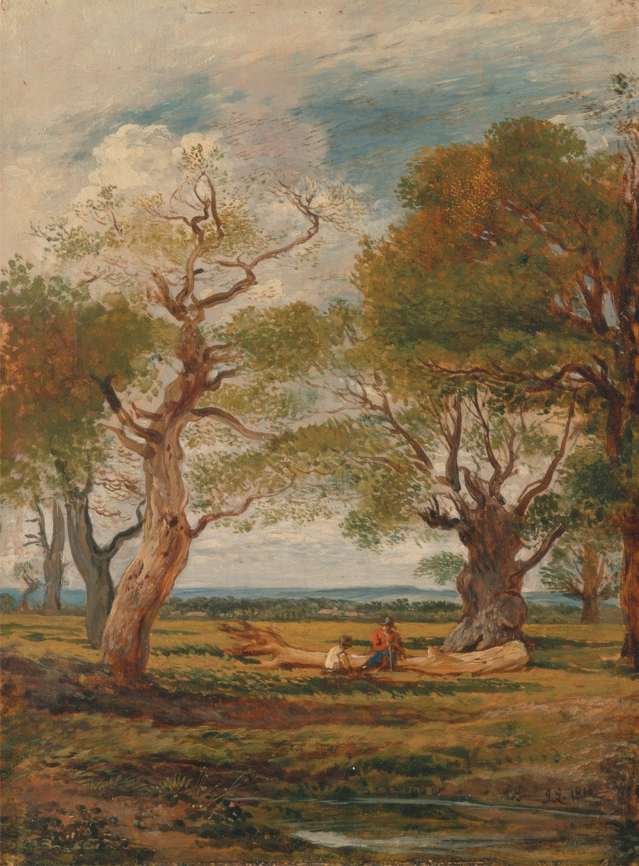Paisaje con figuras de John Linnell