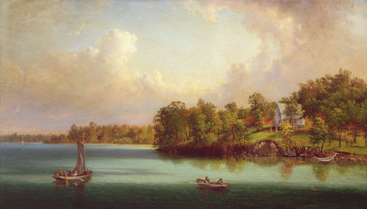 Día de Verano en el Lago, c.1880 de John Linton Chapman